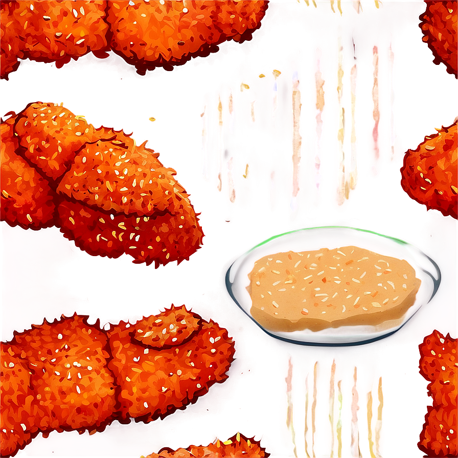 Sesame Chicken Tenders Png Mey36 PNG image