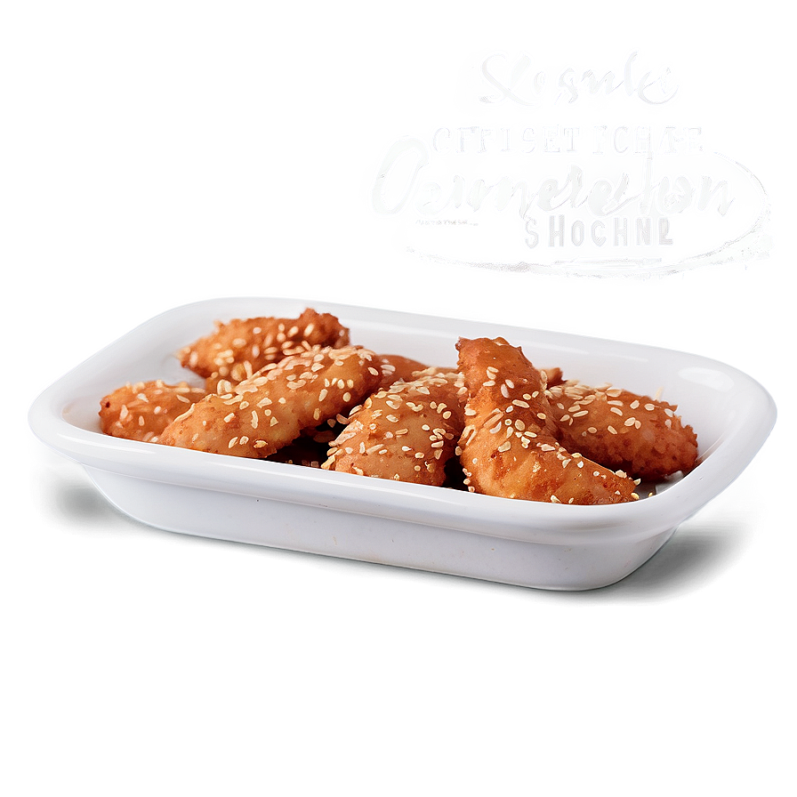 Sesame Chicken Tenders Png Opk54 PNG image