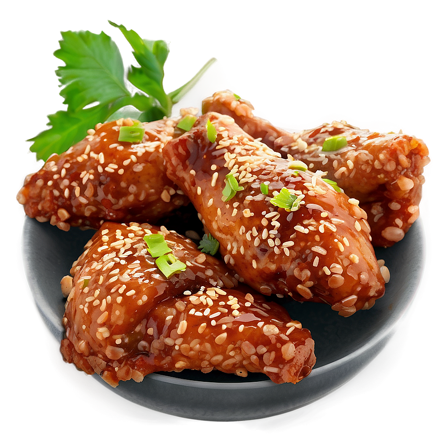 Sesame Chicken Wings Png 05242024 PNG image