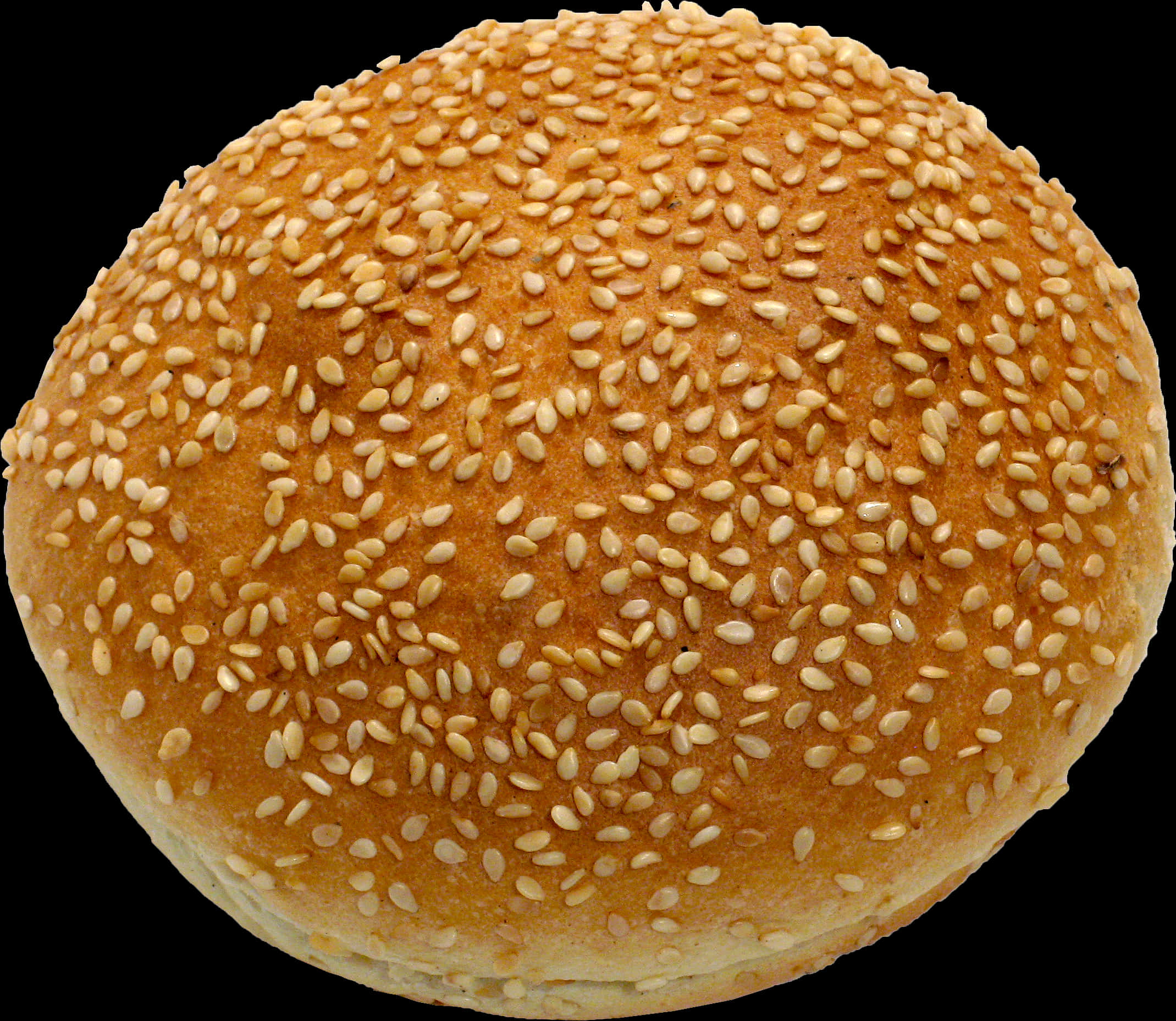 Sesame Seed Burger Bun PNG image