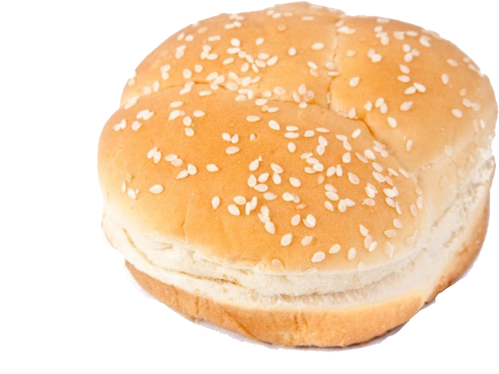 Sesame Seed Burger Bun PNG image