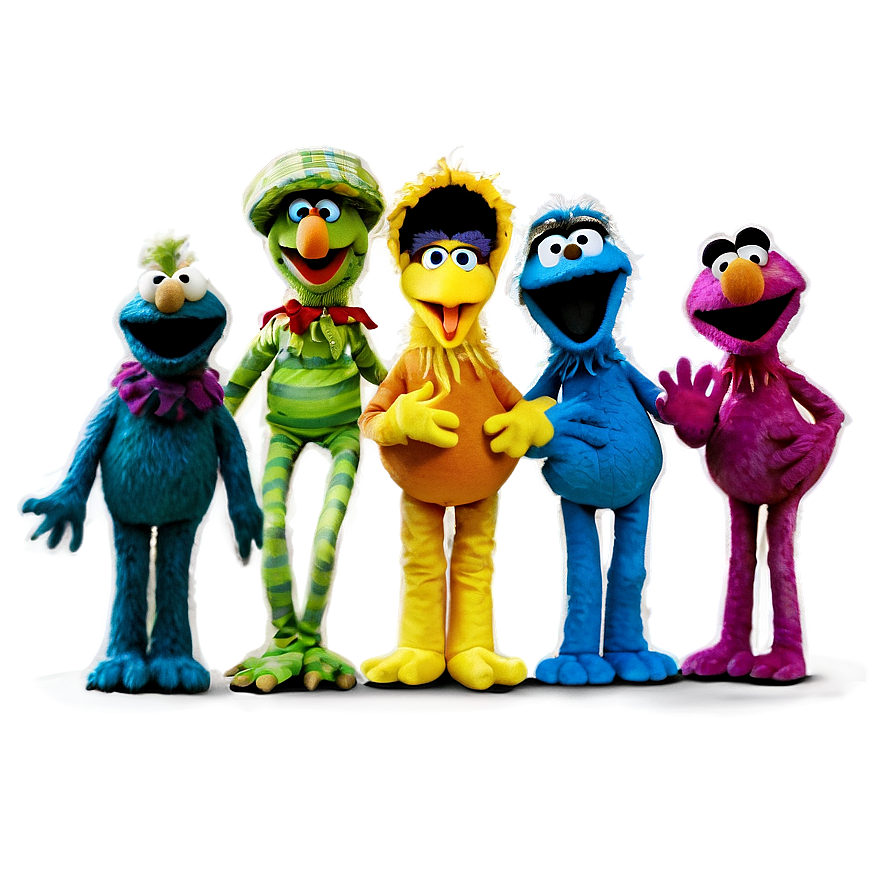 Sesame Street Cast Png Exx PNG image