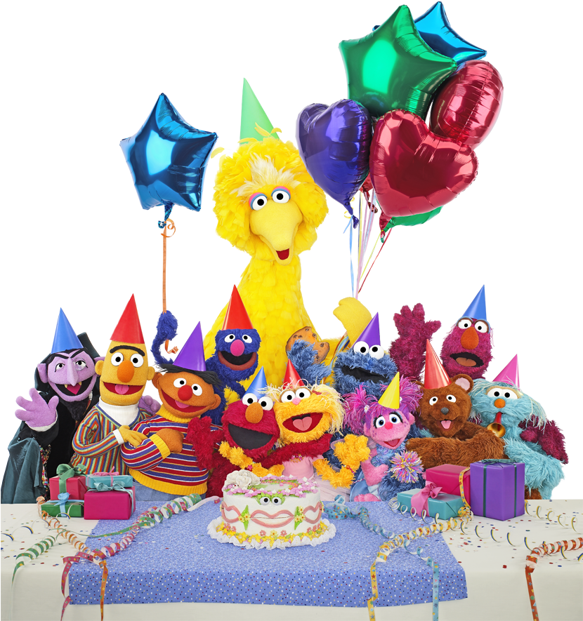 Sesame Street Celebration PNG image