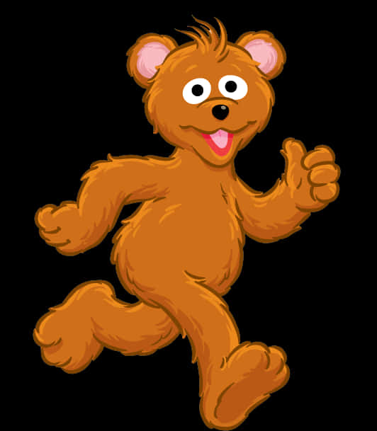 Sesame Street Character Baby Bear PNG image