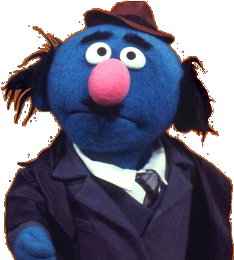Sesame Street Character Groverin Suit PNG image
