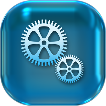 Settings Gears Icon PNG image