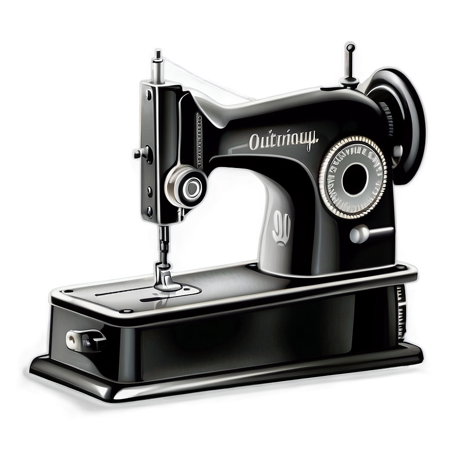 Sewing Machine Outline Png 05252024 PNG image