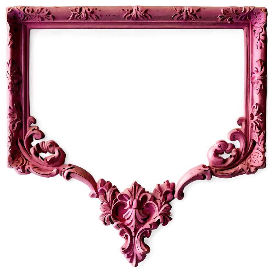 Shabby Chic Mirror Frame Png Wat PNG image