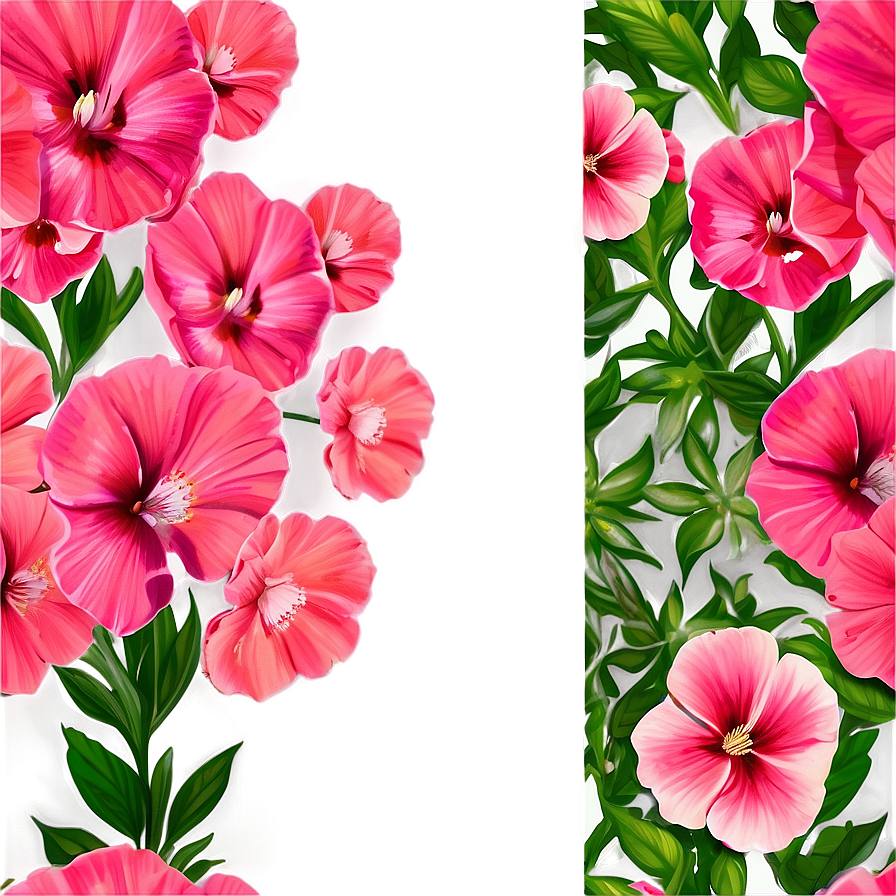 Shaded Pink Flowers Png 05242024 PNG image