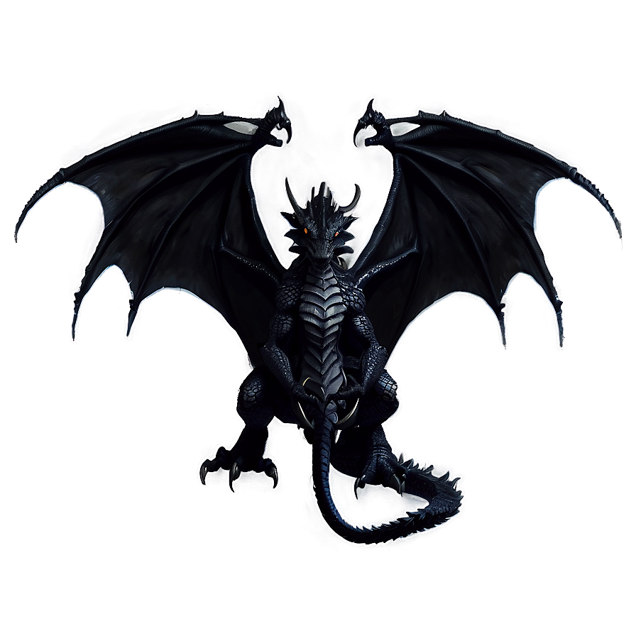 Shadow Black Dragon Png Ykr62 PNG image