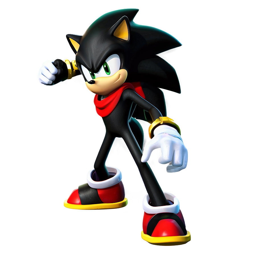 Shadow The Hedgehog Battle Stance Png Jva PNG image