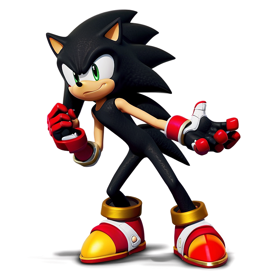 Shadow The Hedgehog Edgy Pose Png 98 PNG image