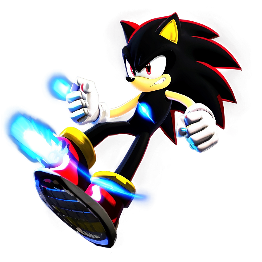 Shadow The Hedgehog In Action Png Eut PNG image