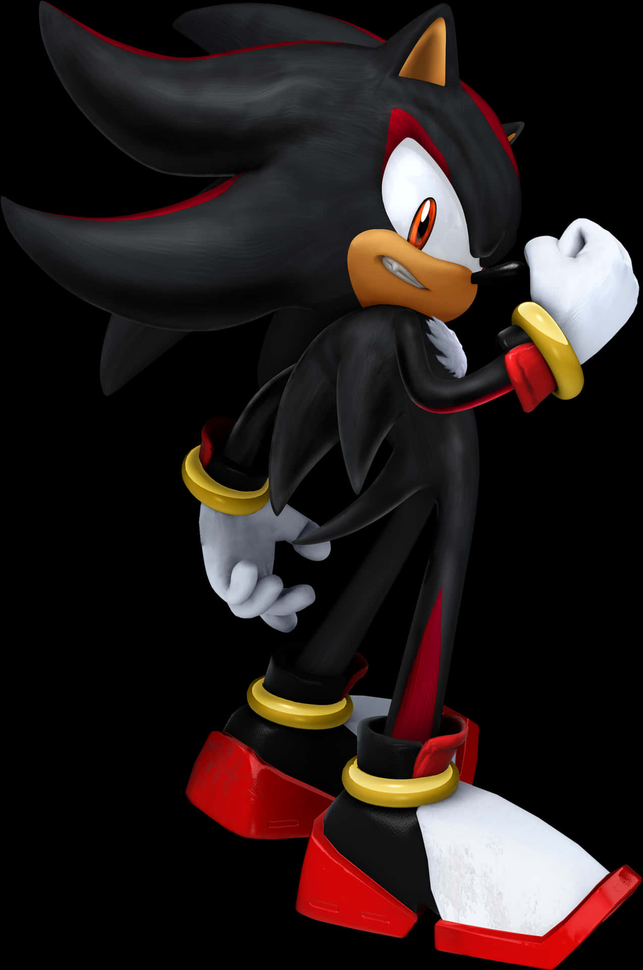 Shadow The Hedgehog Pose PNG image