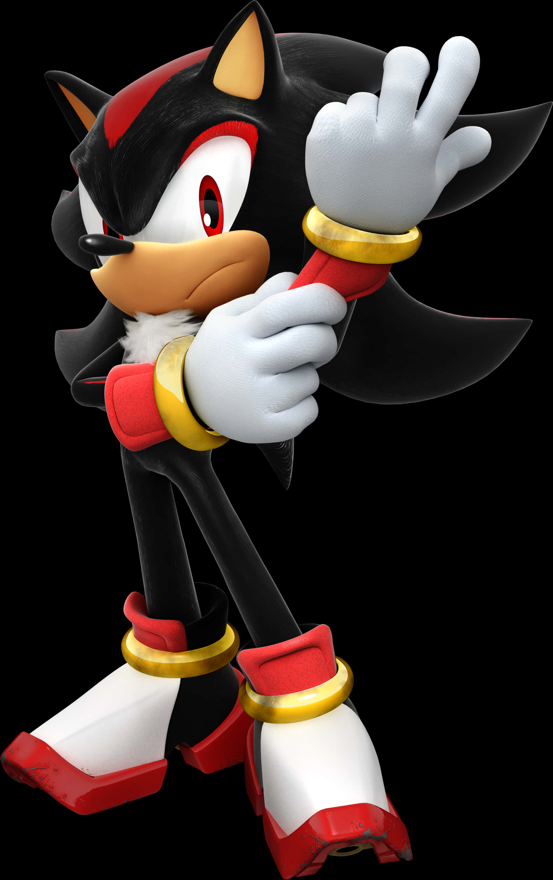 Shadow The Hedgehog Pose PNG image