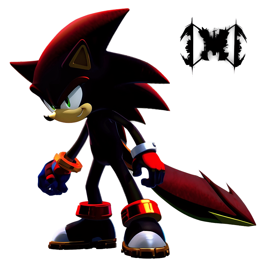 Shadow The Hedgehog Silhouette Png 05232024 PNG image