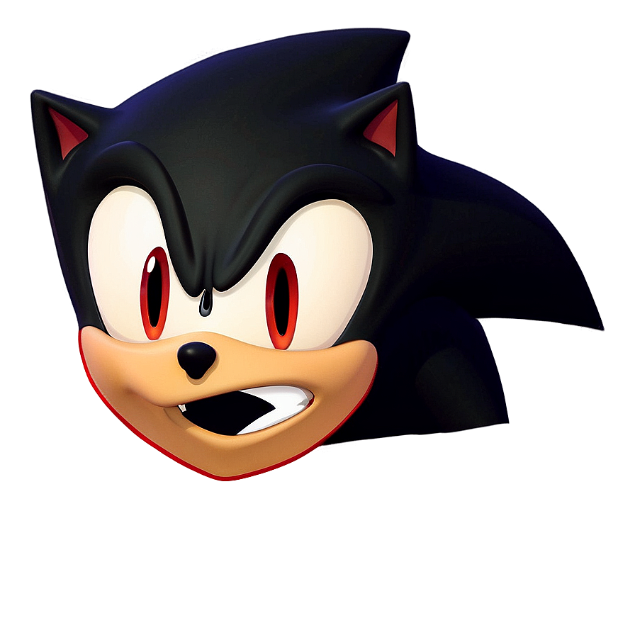 Shadow The Hedgehog Sneering Png Auf40 PNG image