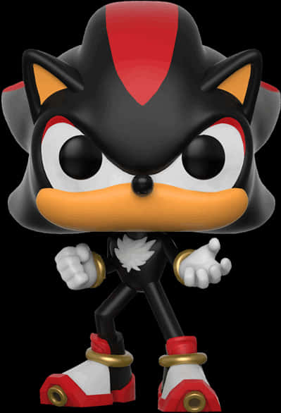 Shadow The Hedgehog Standing Pose PNG image