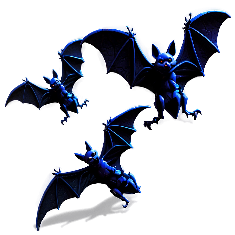 Shadowy Bats Png 05232024 PNG image