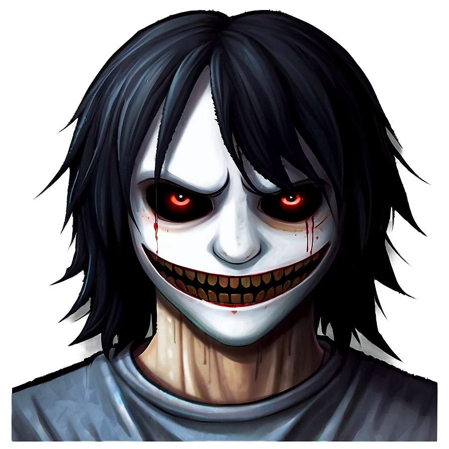 Shadowy Figure Of Jeff The Killer Png Cdx PNG image