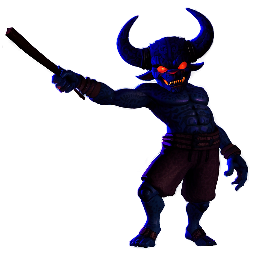 Shadowy Oni Figure Png Tdj PNG image