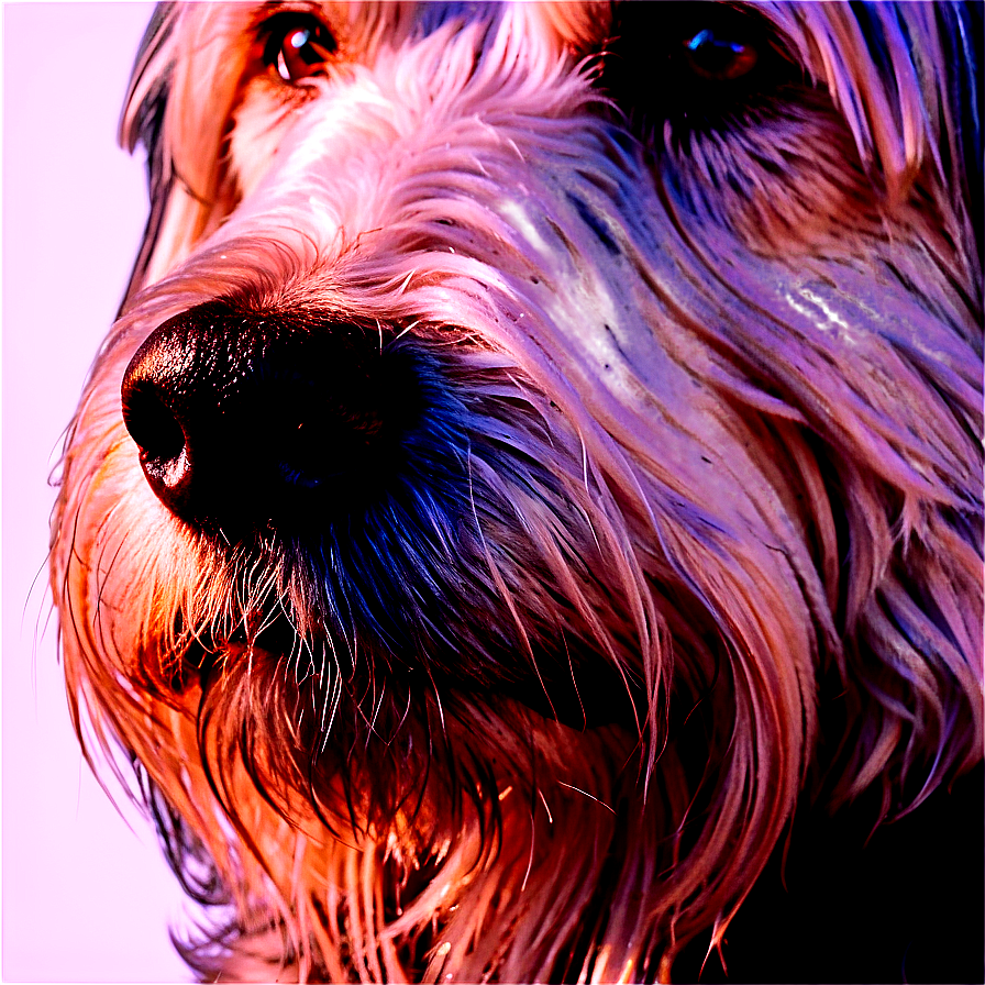 Shaggy Dog Nose Png 06272024 PNG image