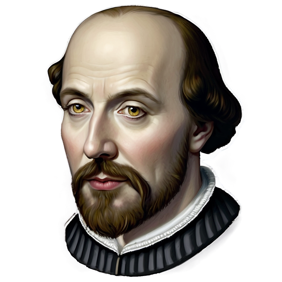 Shakespeare Portrait Png 77 PNG image