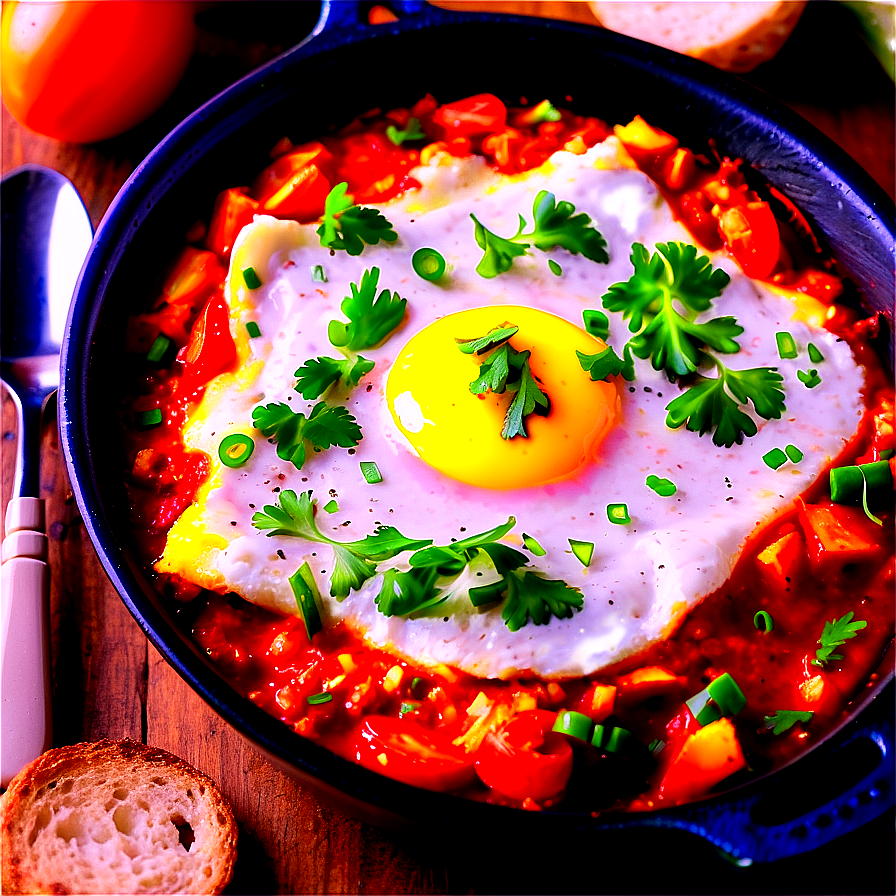 Shakshuka Morning Dish Png Wux18 PNG image