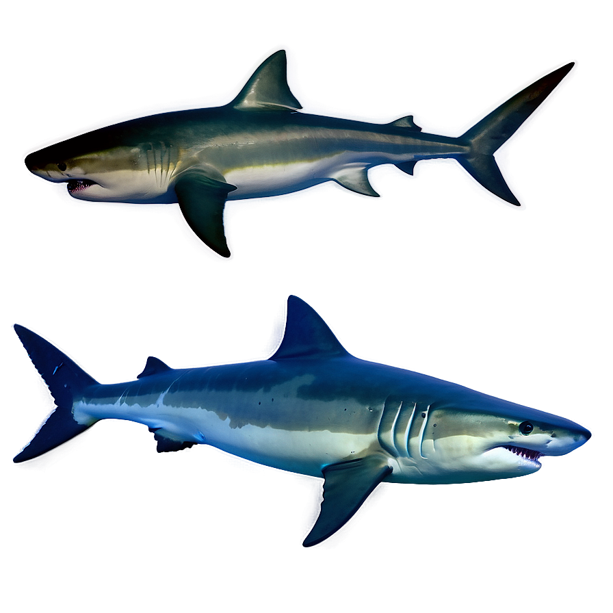 Shark And Fish Transparent Png 05262024 PNG image