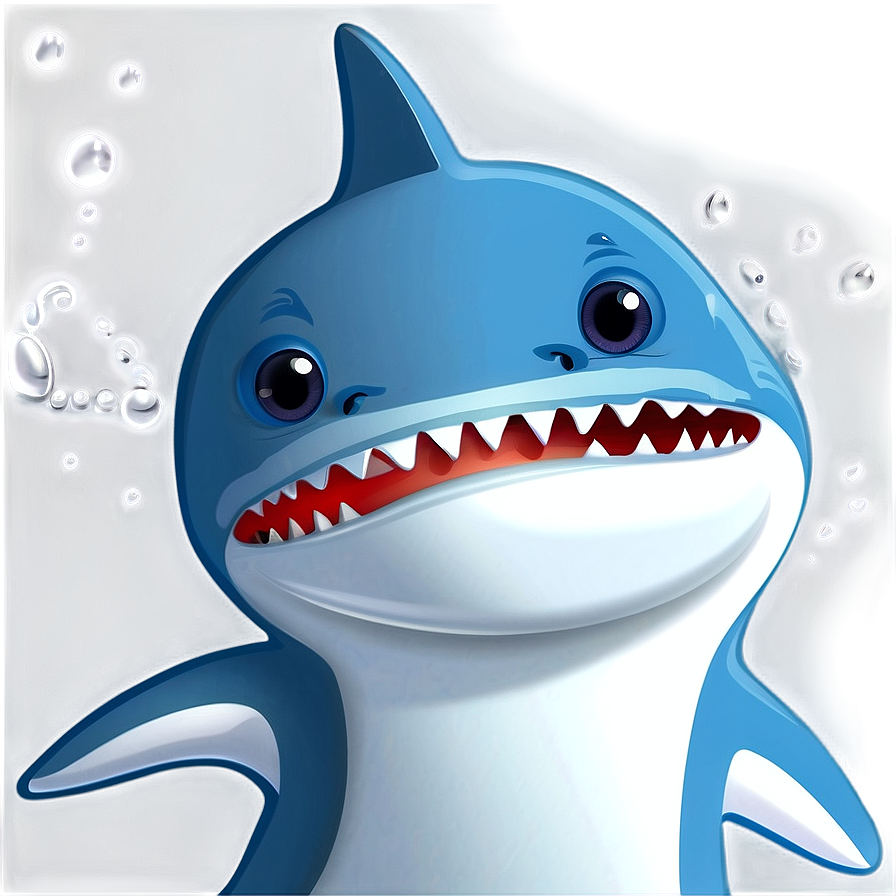 Shark Cartoon For Kids Png 42 PNG image