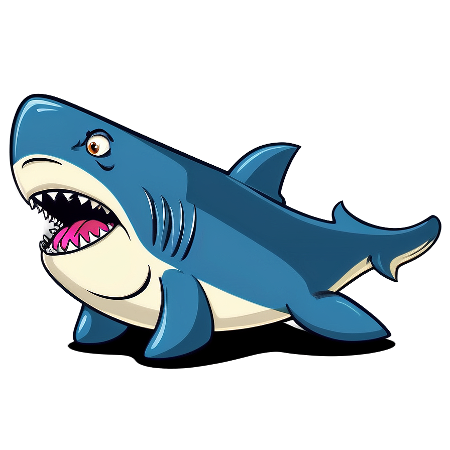 Shark Cartoon In Love Png Nqg PNG image