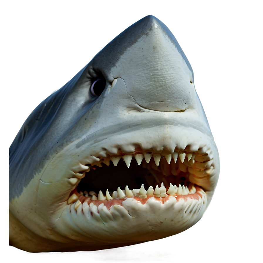 Shark Jaw Close-up Png 06292024 PNG image