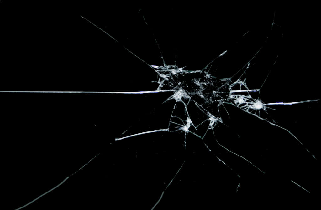 Shattered Glass Dark Background PNG image