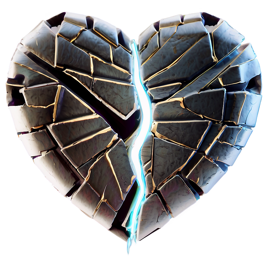 Shattered Heart Icon Png Thm80 PNG image