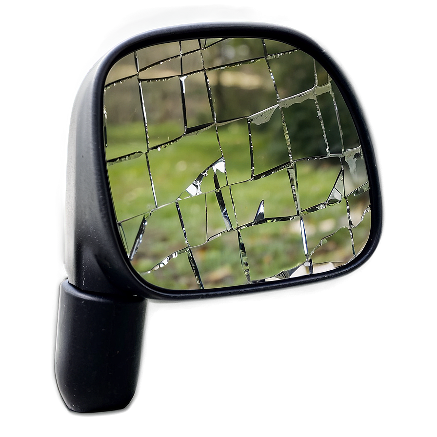 Shattered Rearview Mirror Png Jau PNG image