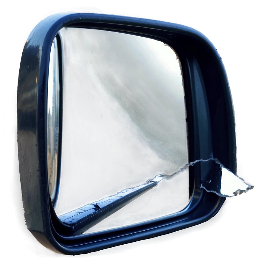 Shattered Rearview Mirror Png Wht PNG image