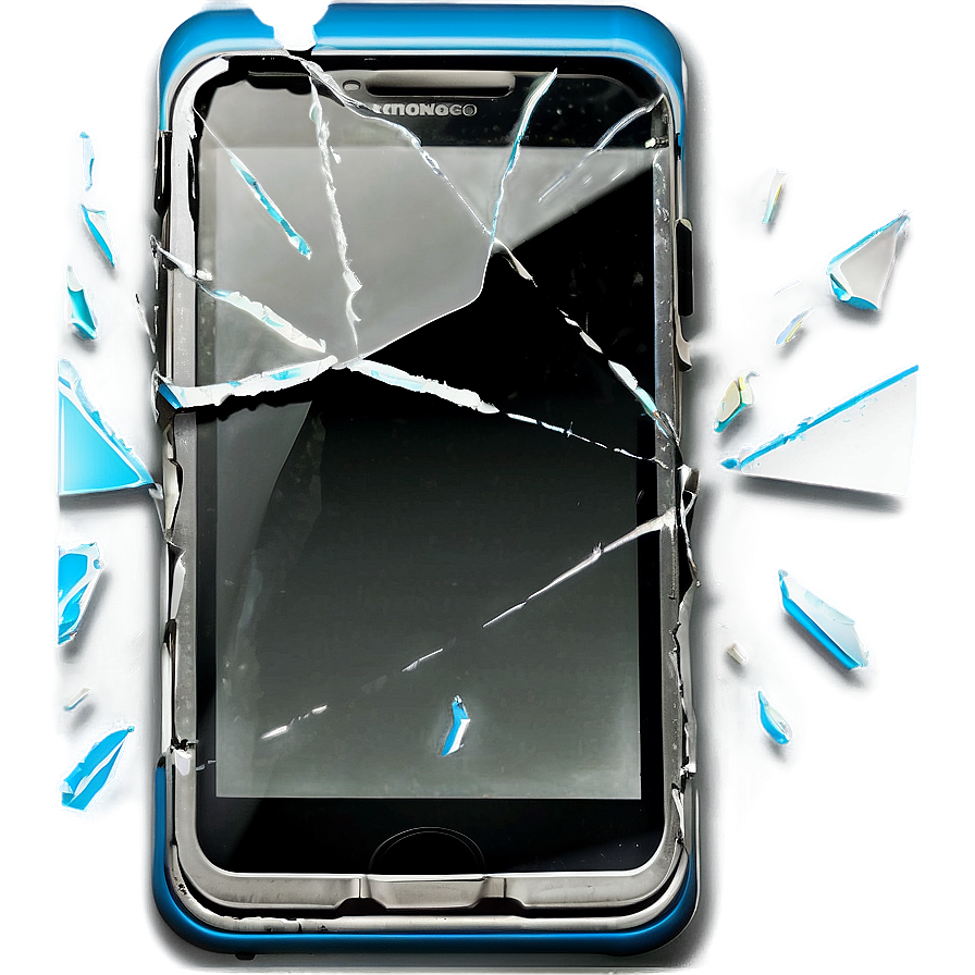 Shattered Smartphone Screen Png Skq84 PNG image