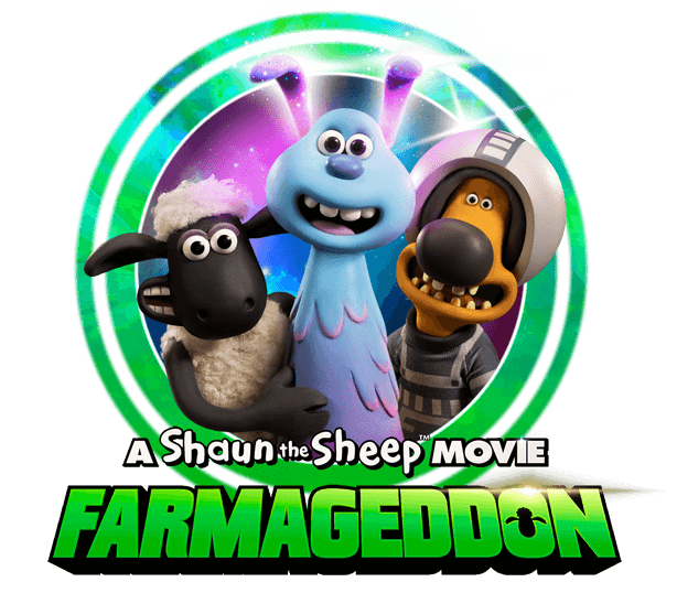 Shaunthe Sheep Farmageddon Movie Poster PNG image