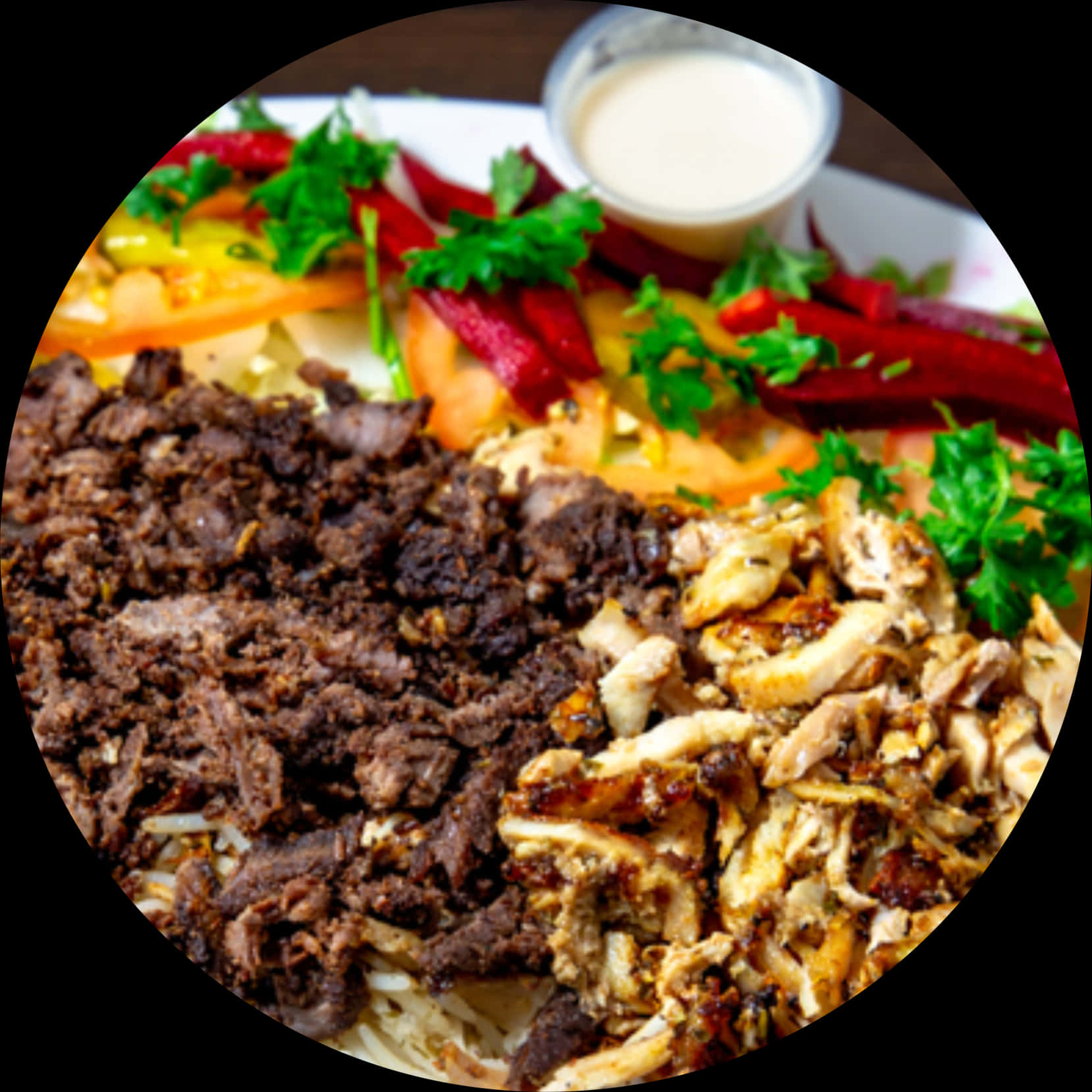 Shawarma Platter Delicious Meal.jpg PNG image