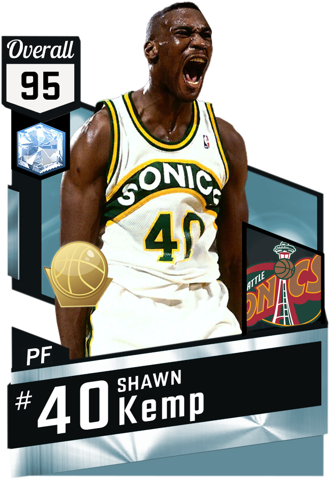 Shawn Kemp Sonics Card95 Overall PNG image