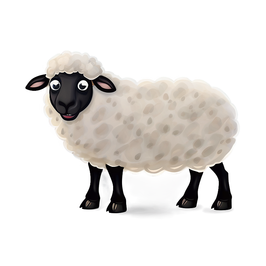 Sheep Cartoon Character Png 05232024 PNG image