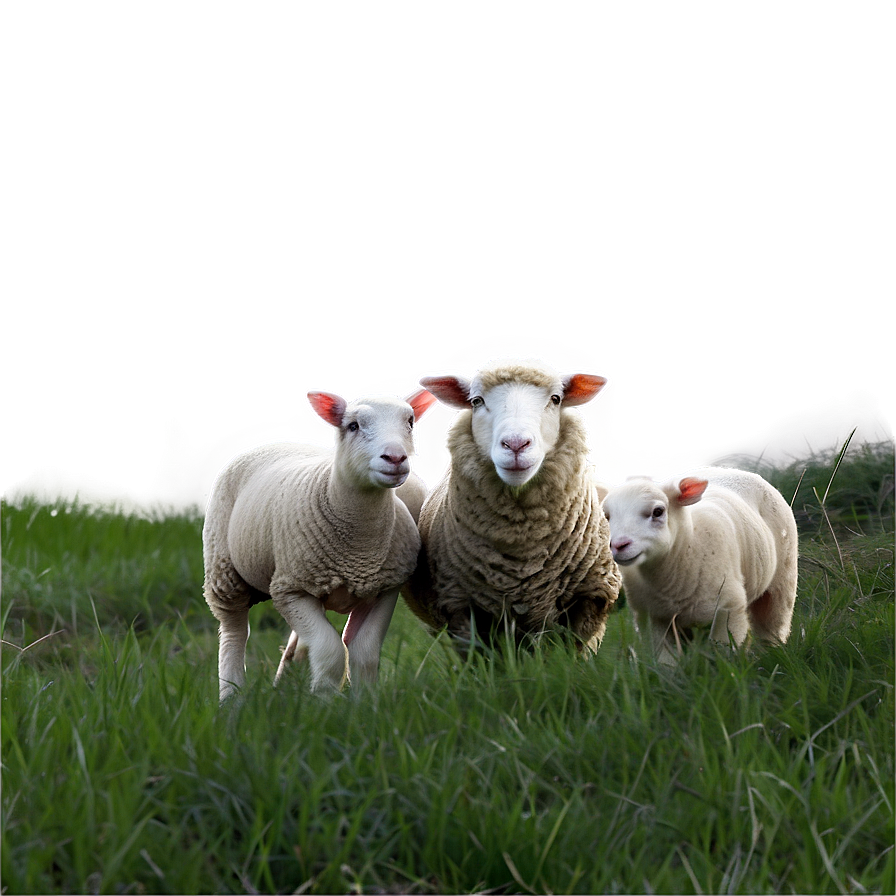 Sheep Family Png Lac80 PNG image