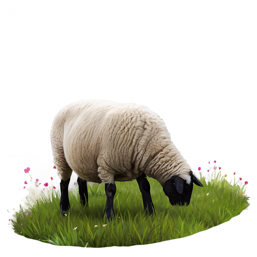 Sheep In Pasture Png 95 PNG image