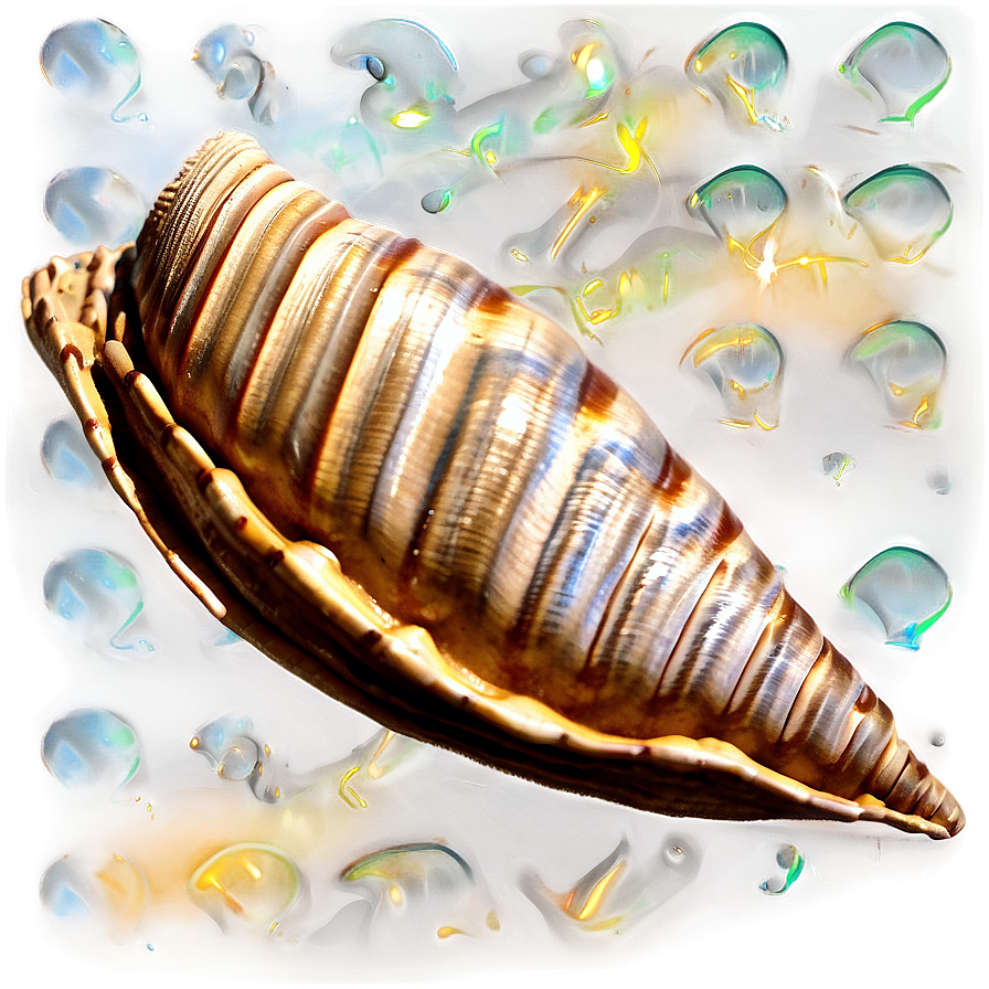 Shell With Ocean Background Png 05212024 PNG image