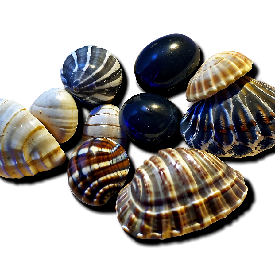 Shells And Beach Pebbles Png Ugc PNG image