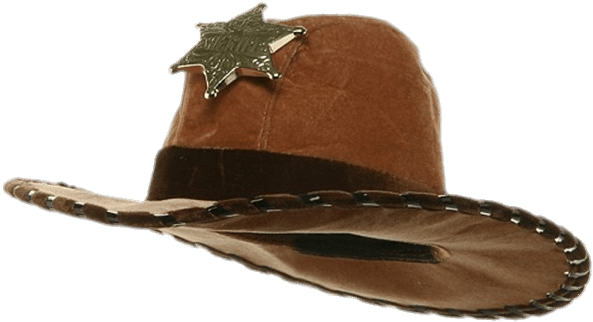 Sheriff Hatwith Badge PNG image