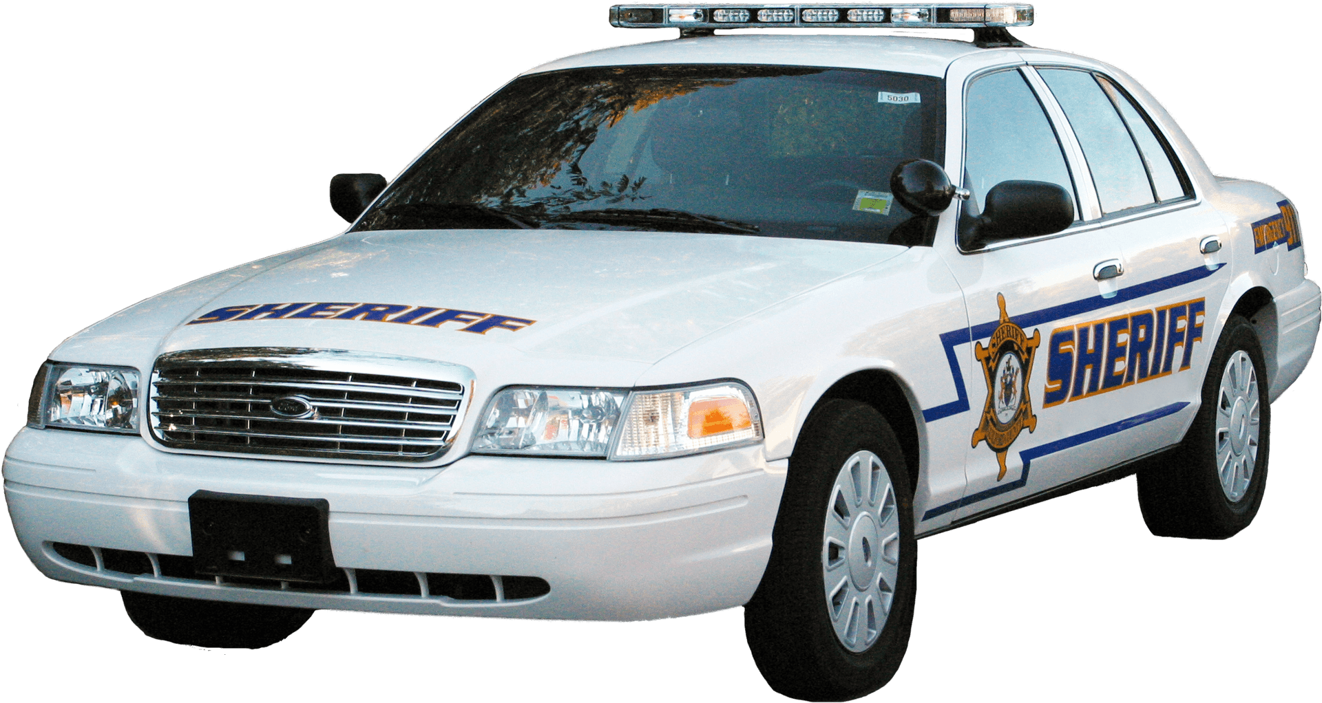 Sheriff Police Car Ford Crown Victoria PNG image
