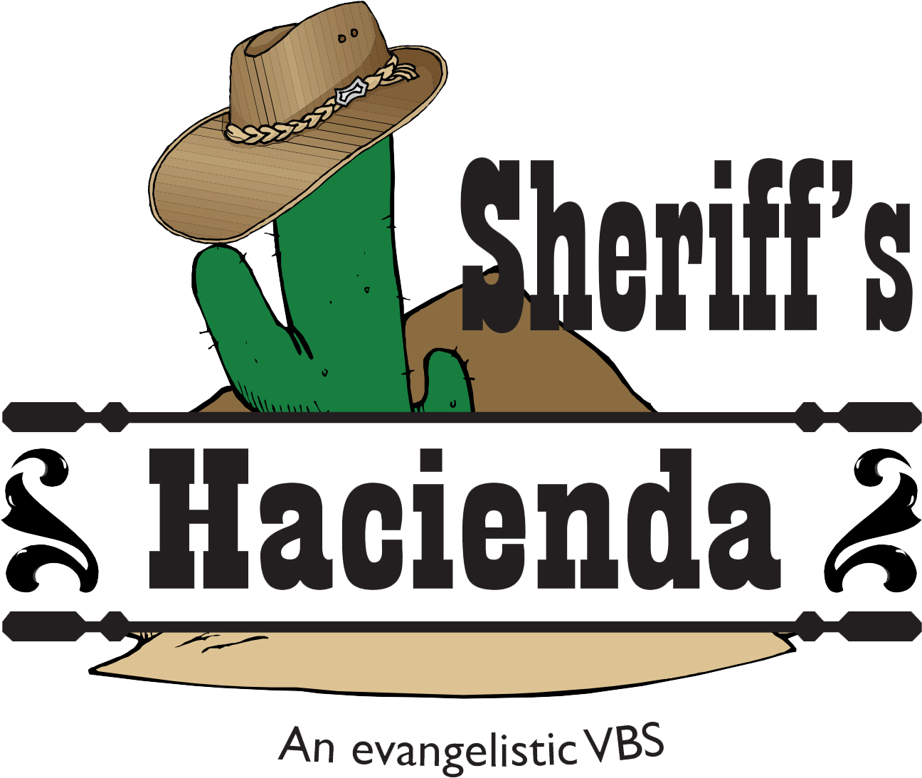 Sheriffs Hacienda Evangelistic V B S Logo PNG image