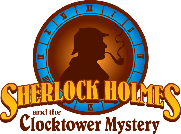 Sherlock Holmes Clocktower Mystery Logo PNG image