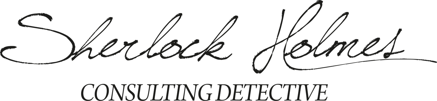 Sherlock Holmes Consulting Detective Logo PNG image